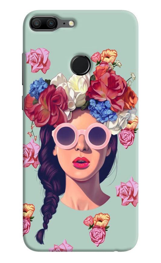 Pretty Girl Honor 9 Lite Hard Case Back Cover by Casekaro