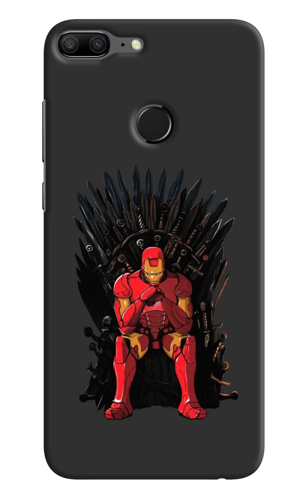 Ironman Throne Honor 9 Lite Hard Case Back Cover by Casekaro