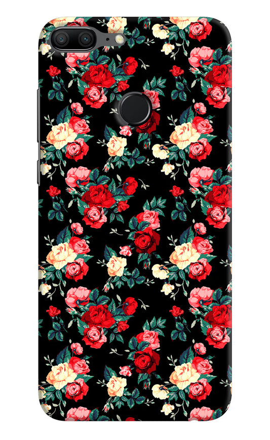Rose Pattern Honor 9 Lite Hard Case Back Cover by Casekaro