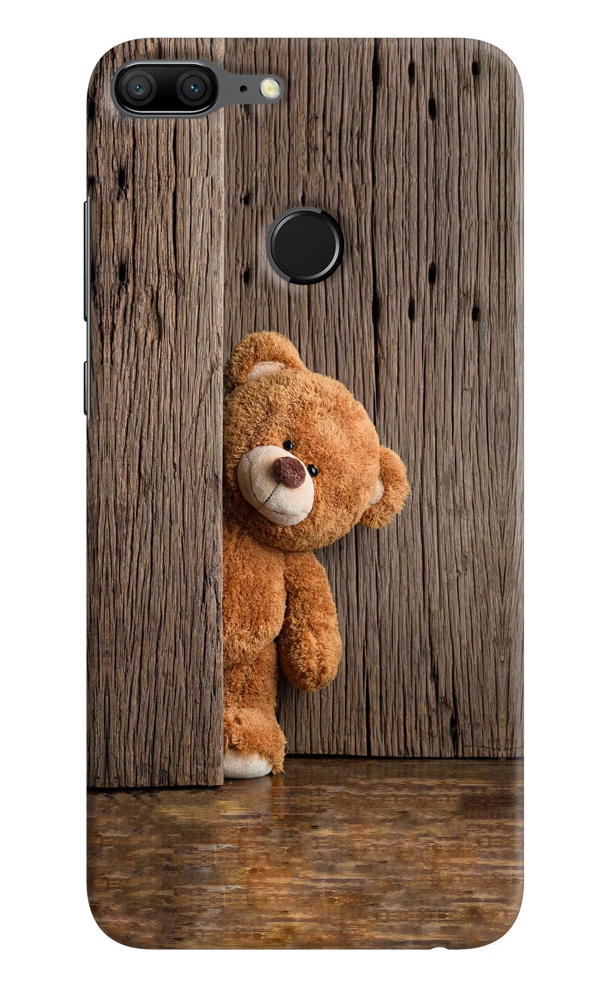 Teddy Wooden Honor 9 Lite Hard Case Back Cover by Casekaro