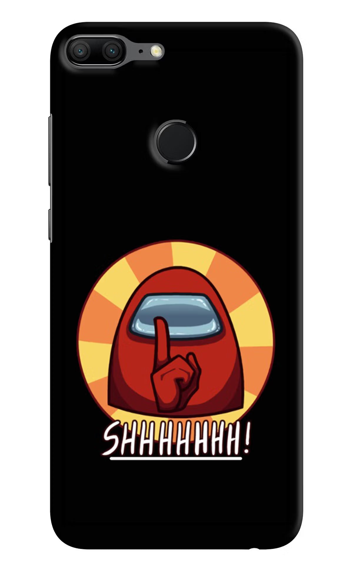 Among Us Shhh! Honor 9 Lite Hard Case Back Cover by Casekaro