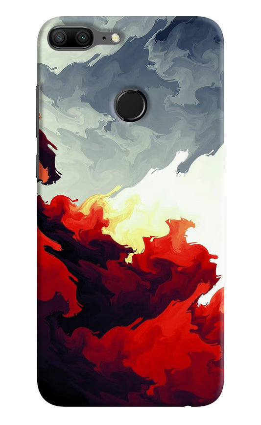 Fire Cloud Honor 9 Lite Hard Case Back Cover by Casekaro