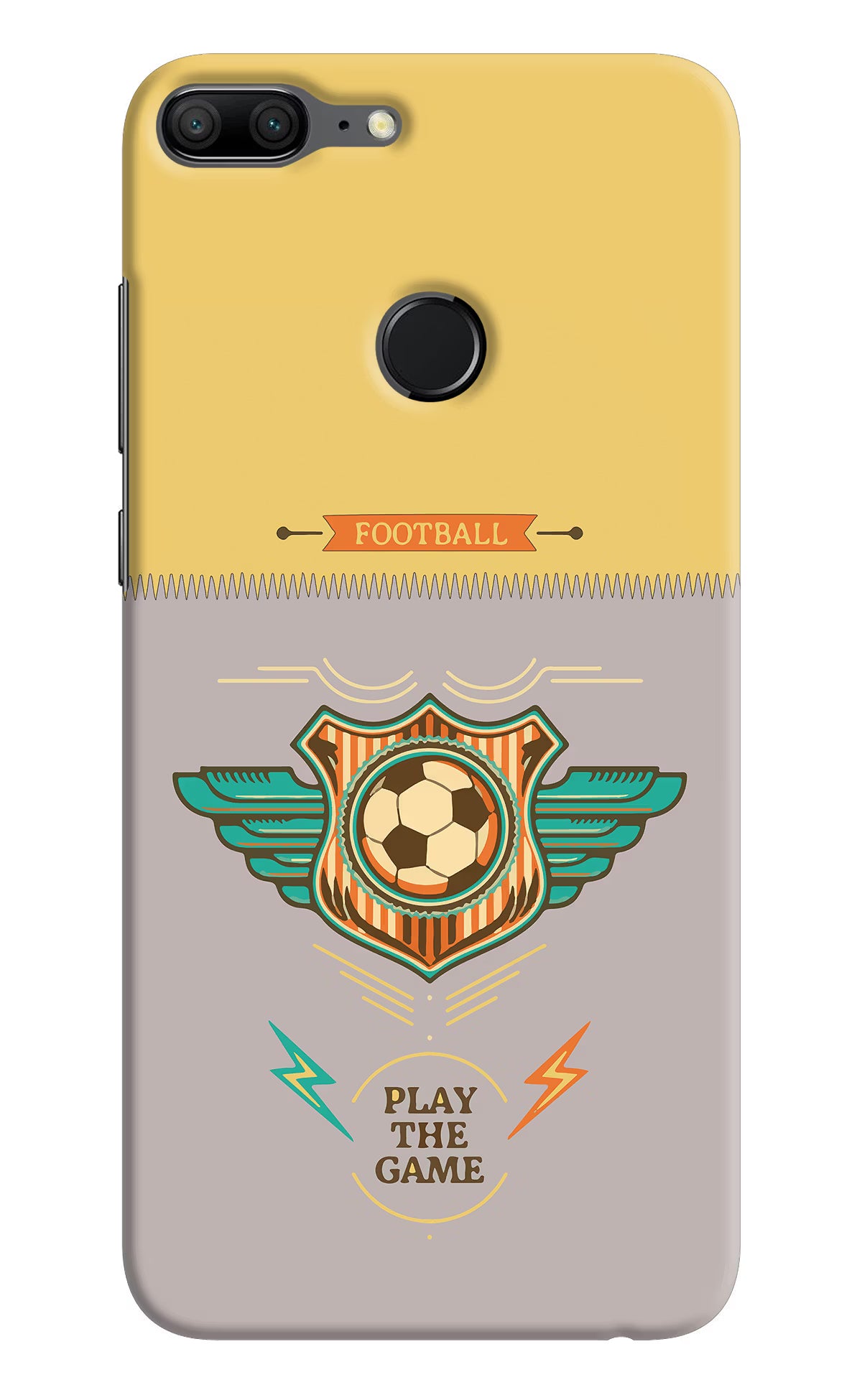 Football Honor 9 Lite Hard Case Back Cover by Casekaro