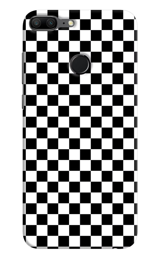 Chess Board Honor 9 Lite Hard Case Back Cover by Casekaro