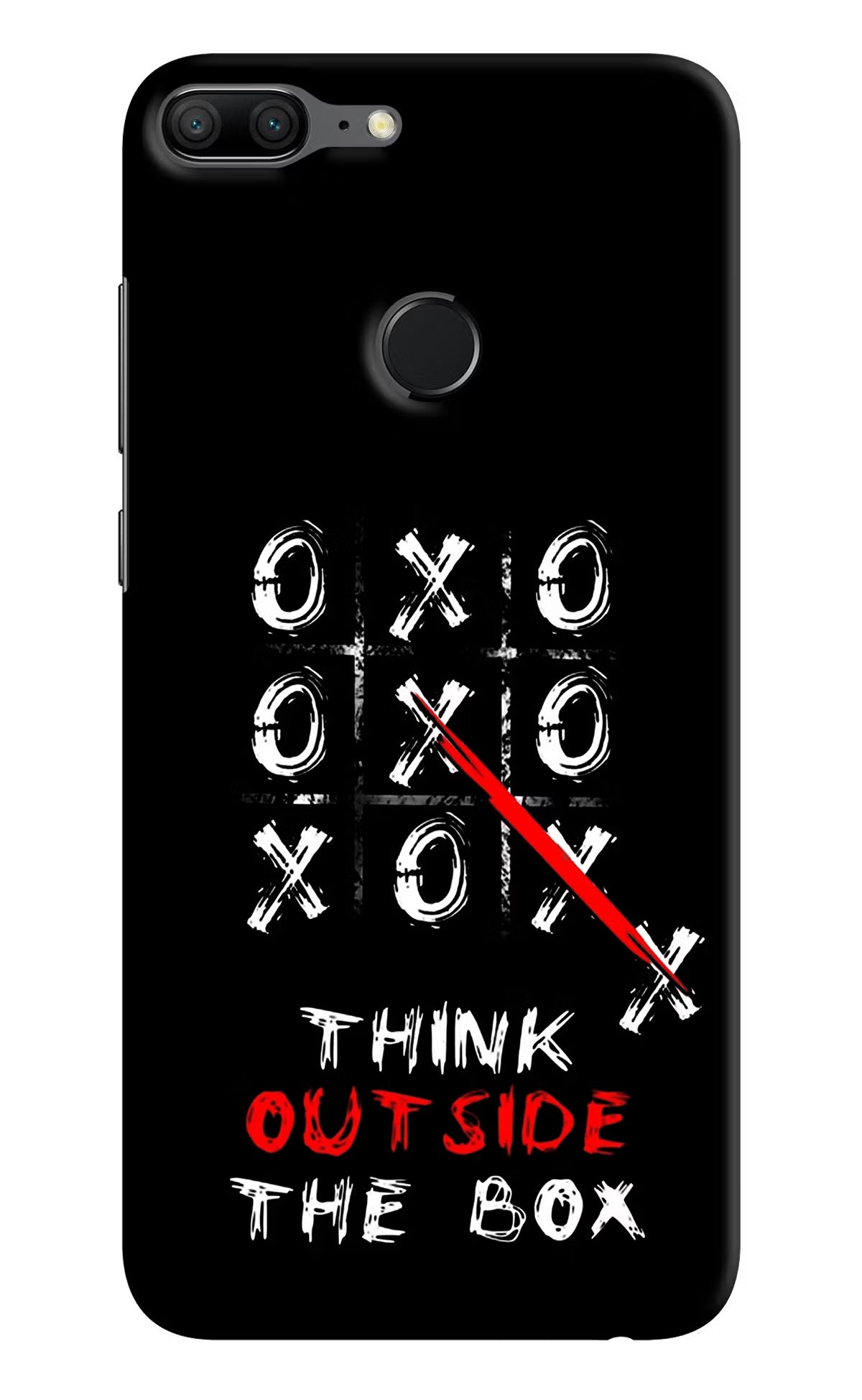 Think out of the BOX Honor 9 Lite Hard Case Back Cover by Casekaro