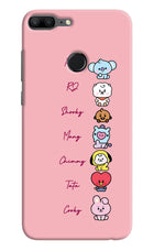 BTS names Honor 9 Lite Hard Case Back Cover by Casekaro