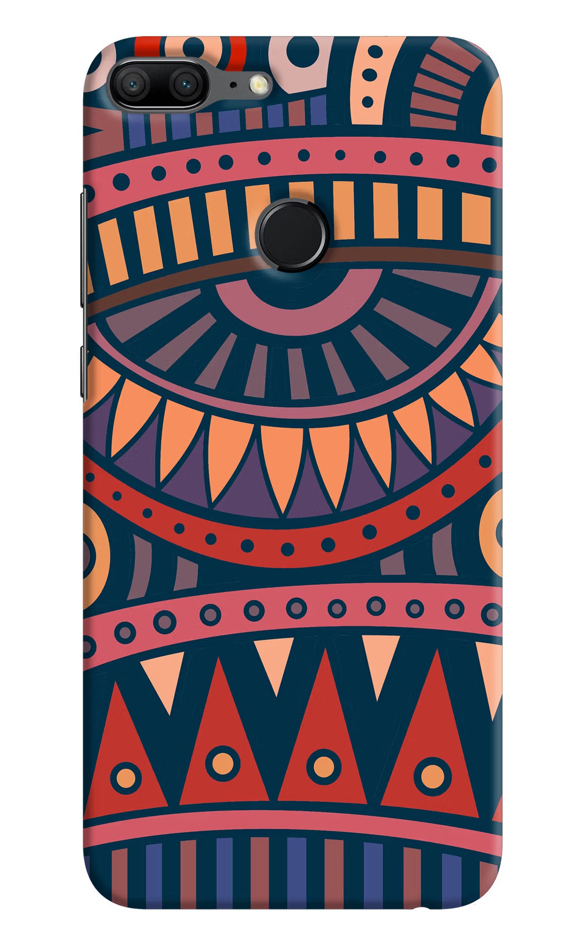 African Culture Design Honor 9 Lite Hard Case Back Cover by Casekaro