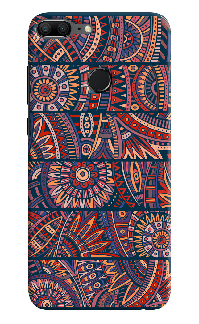 African Culture Design Honor 9 Lite Hard Case Back Cover by Casekaro