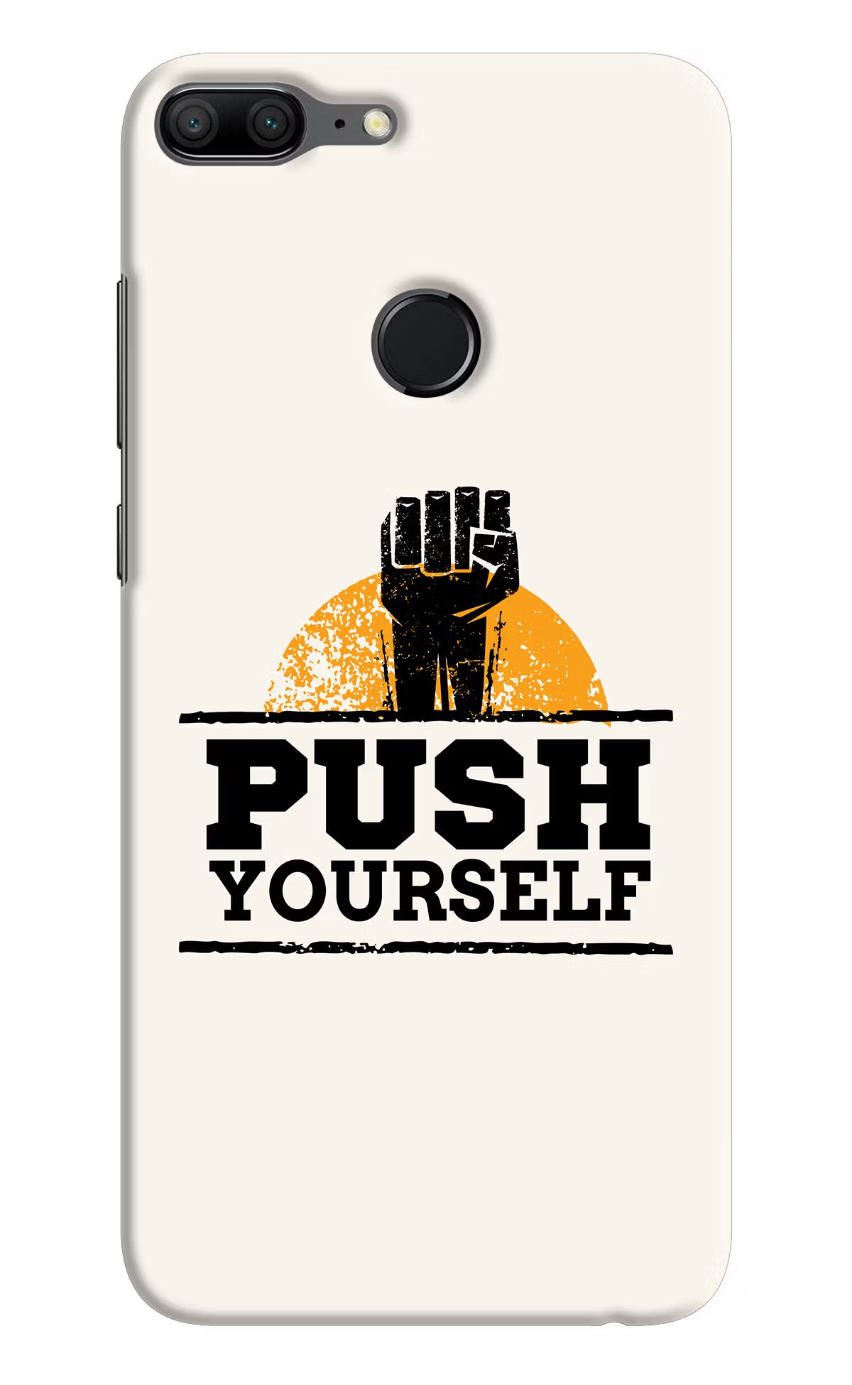 Push Yourself Honor 9 Lite Hard Case Back Cover by Casekaro