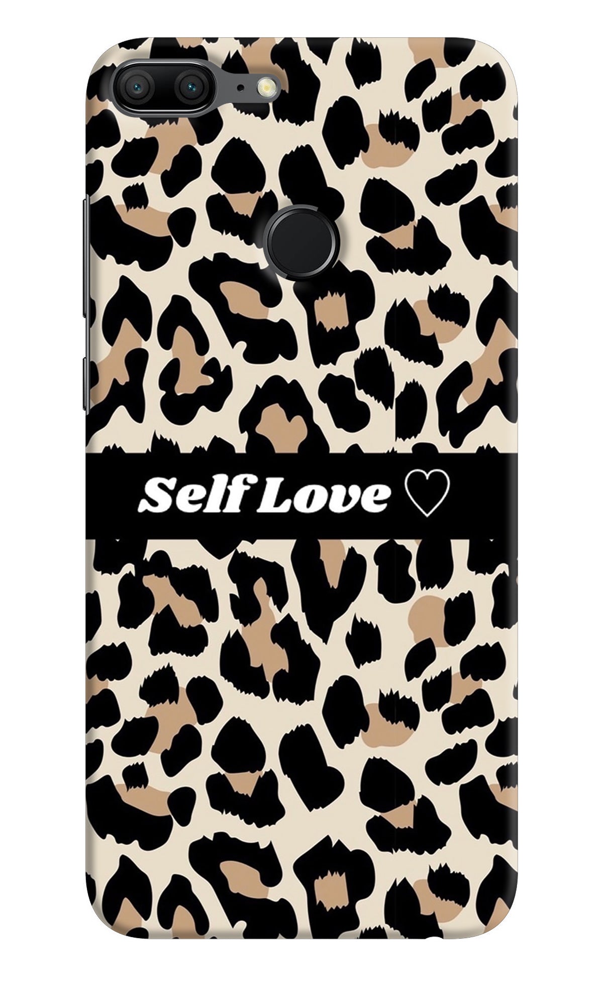 Leopard Print Self Love Honor 9 Lite Back Cover