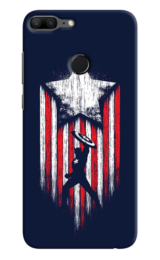 Captain America Marvel Art Honor 9 Lite Hard Case Back Cover by Casekaro