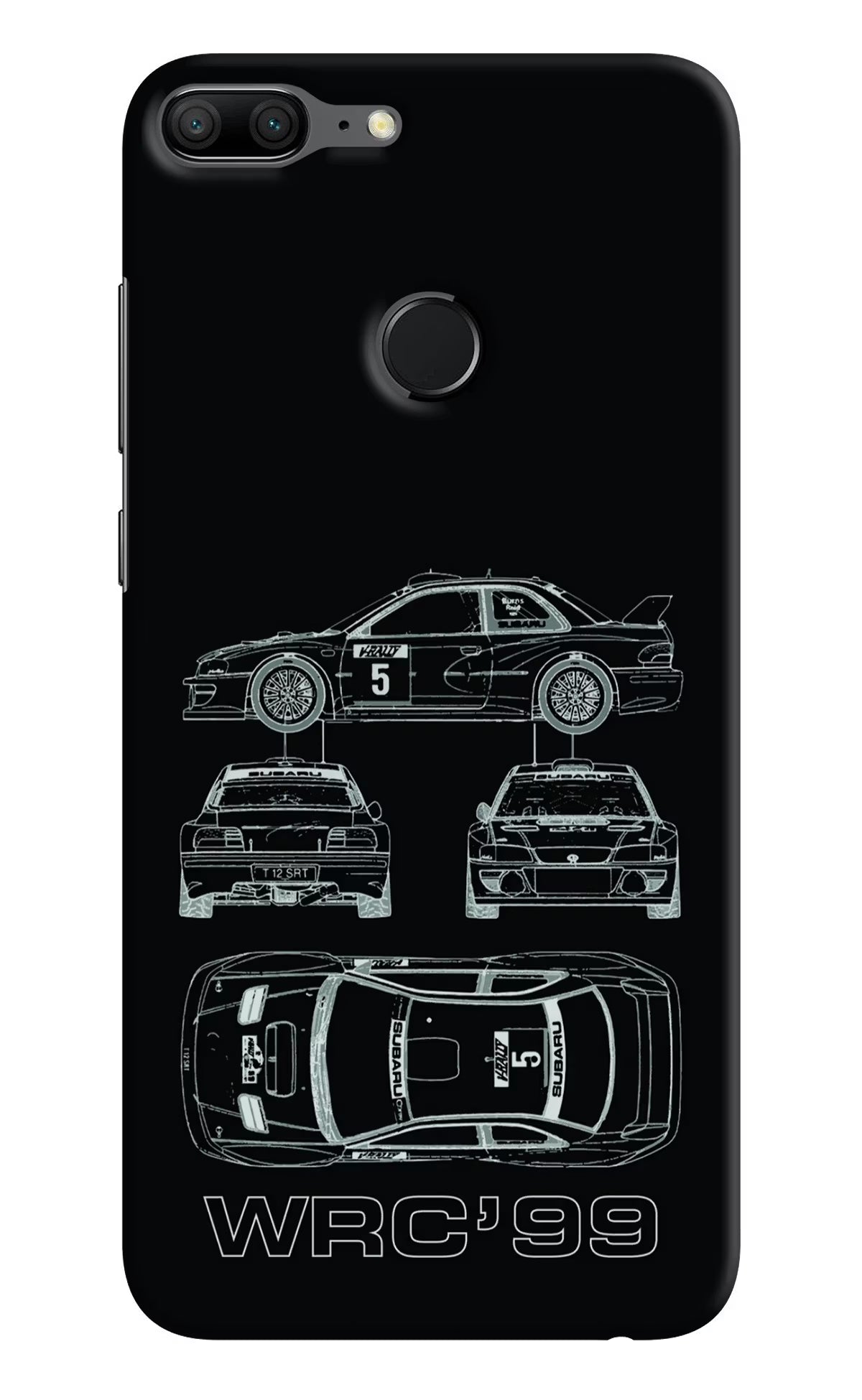 WRC'99 Honor 9 Lite Hard Case Back Cover by Casekaro