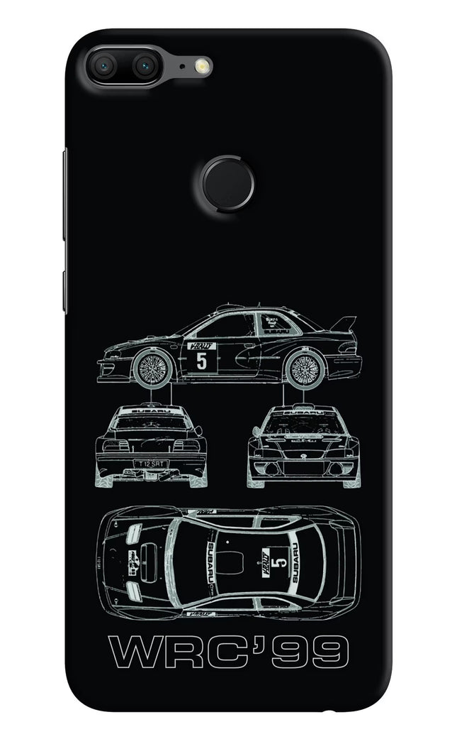 WRC'99 Honor 9 Lite Hard Case Back Cover by Casekaro