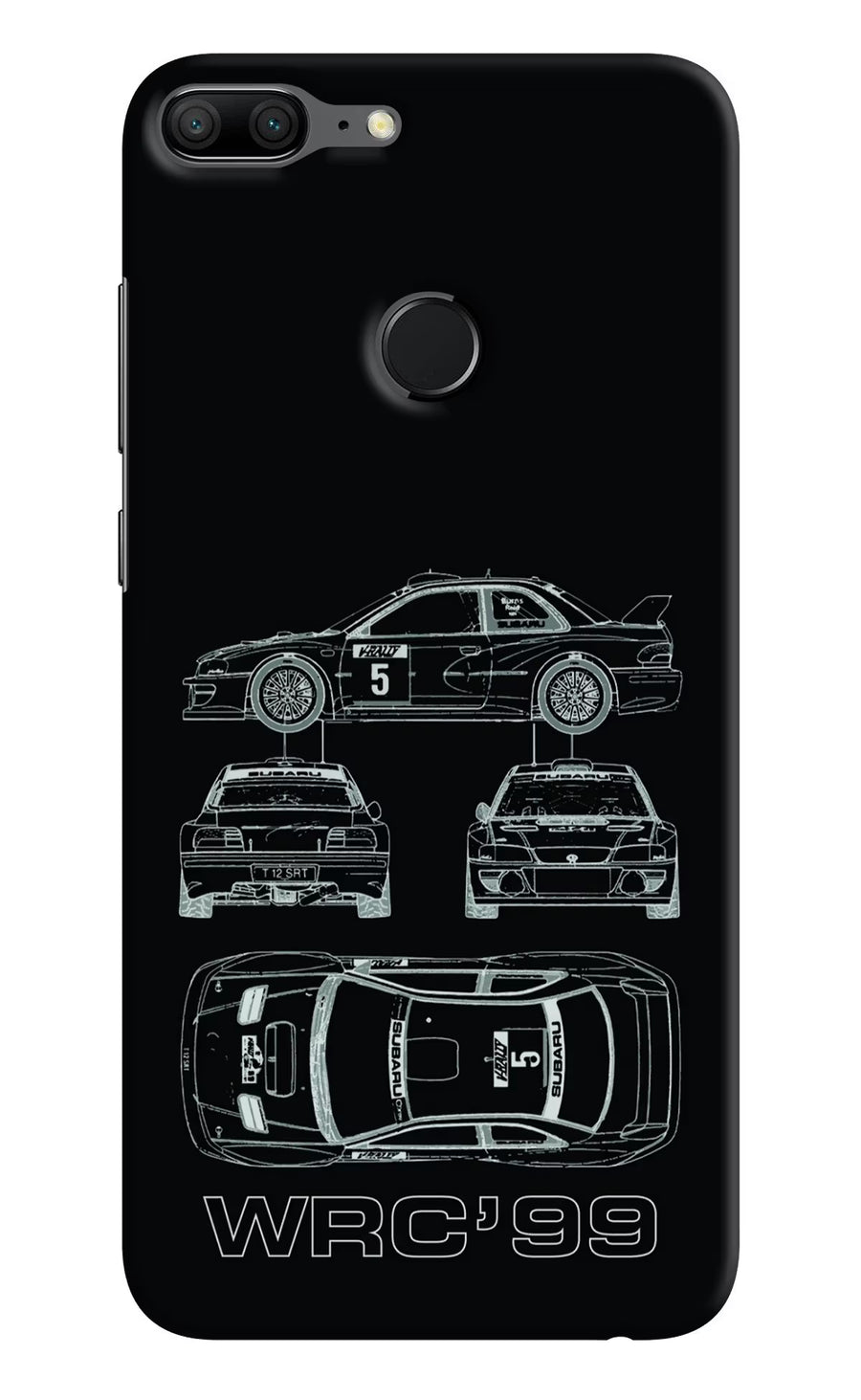 WRC'99 Honor 9 Lite Back Cover, Hard case