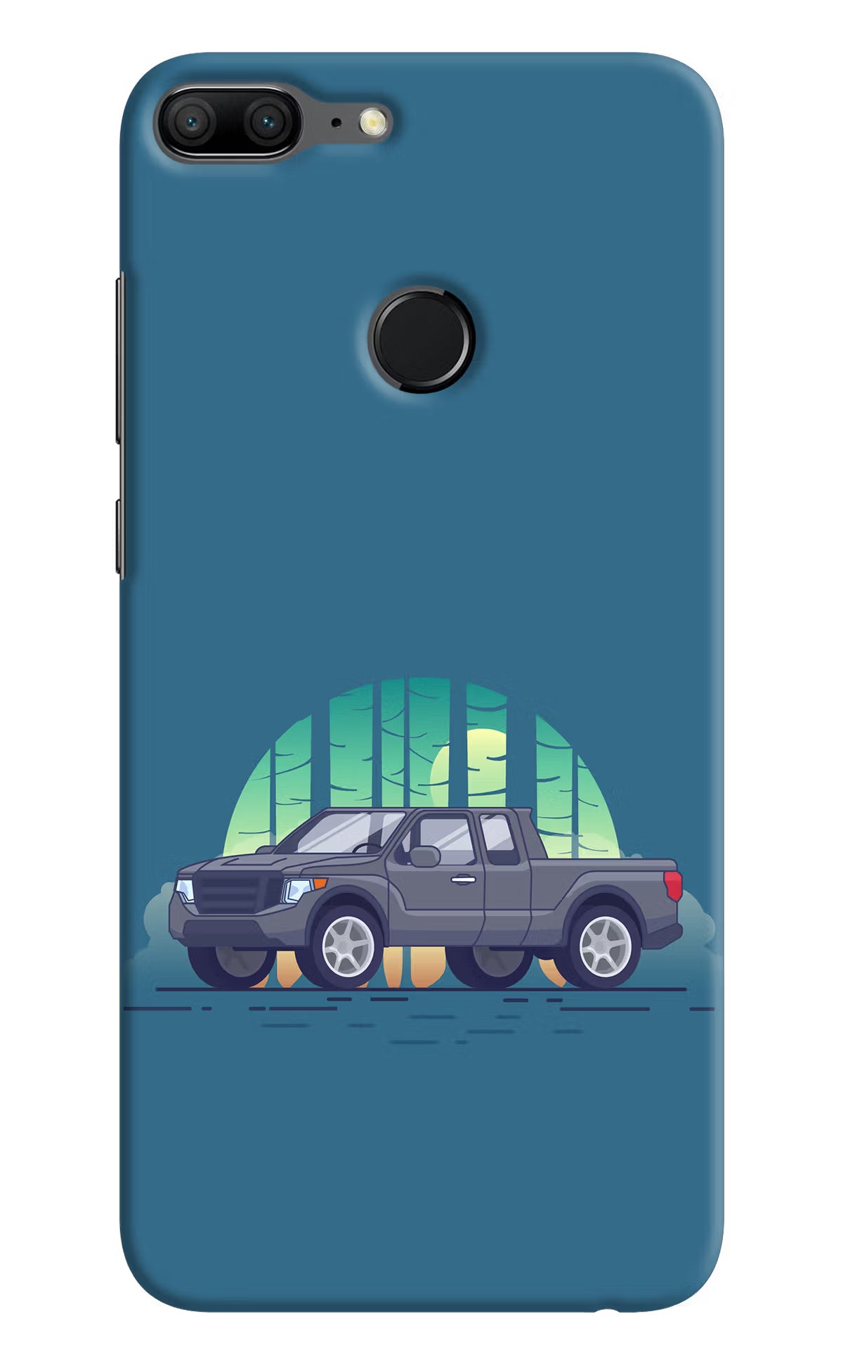 Retro Garage Vibe Honor 9 Lite Hard Case Back Cover by Casekaro