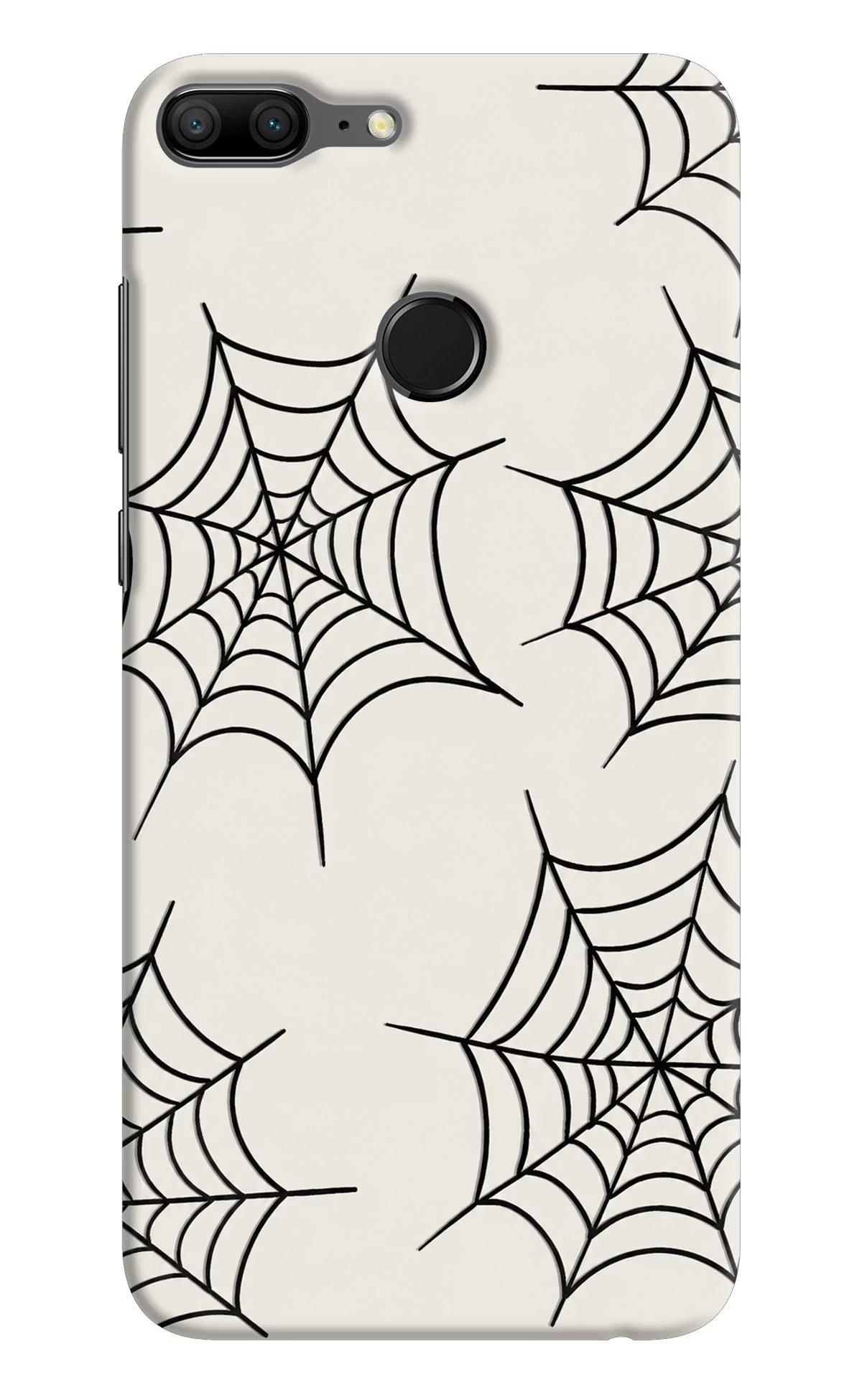 Spider Web Honor 9 Lite Hard Case Back Cover by Casekaro