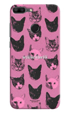 Pink Cats Honor 9 Lite Hard Case Back Cover by Casekaro