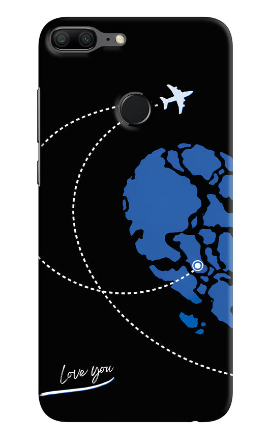 Love Orbit Honor 9 Lite Hard Case Back Cover by Casekaro