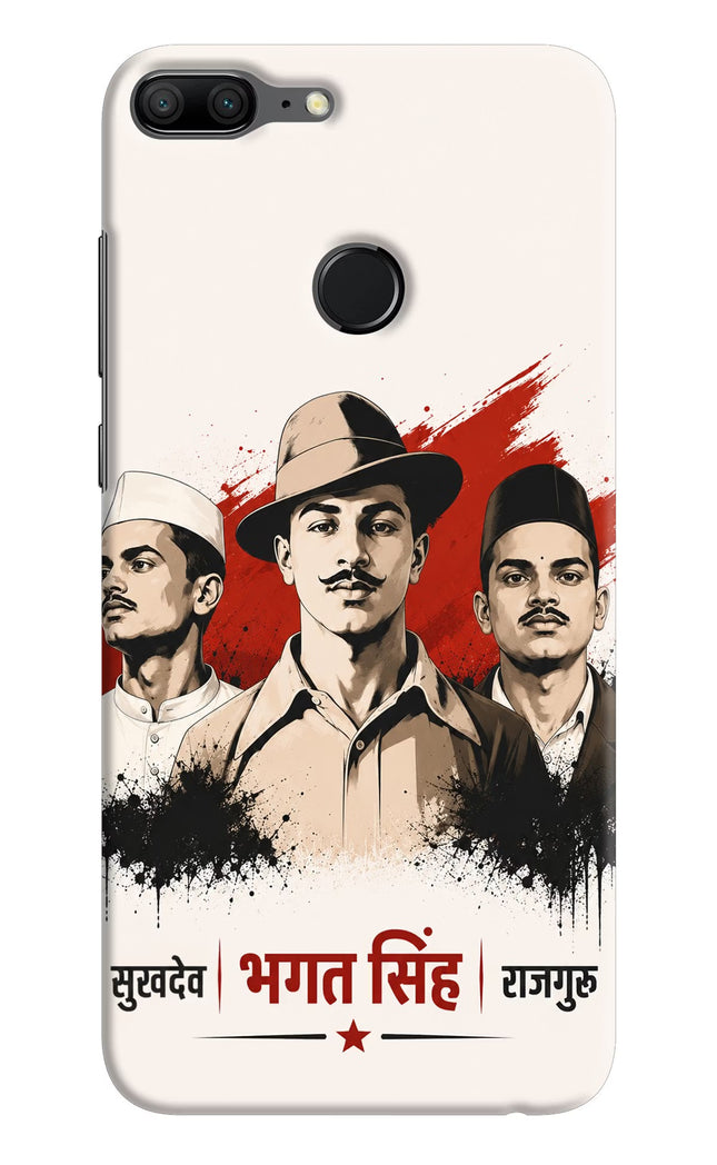 Bhagat Singh Trio Honor 9 Lite Hard Case Back Cover by Casekaro