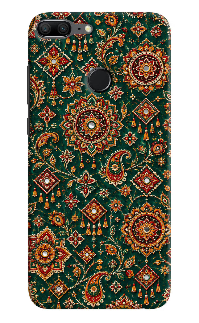 Green Pataka Honor 9 Lite Hard Case Back Cover by Casekaro