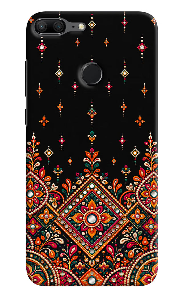 Noir Mehfil Honor 9 Lite Hard Case Back Cover by Casekaro