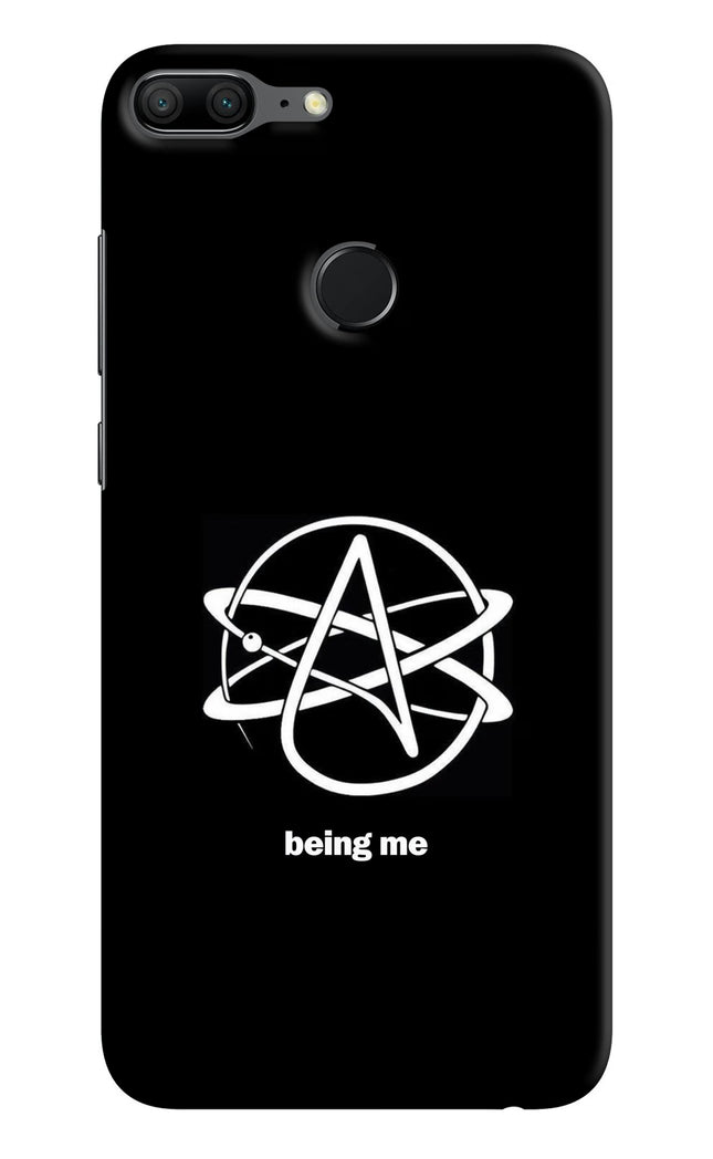 Atheist Symbol Honor 9 Lite Hard Case Back Cover by Casekaro