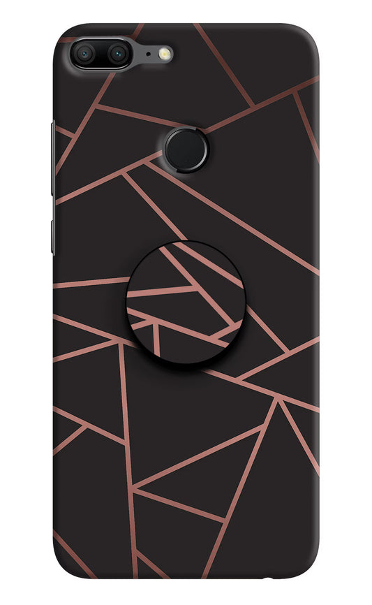 Geometric Pattern Honor 9 Lite Pop Case by Casekaro