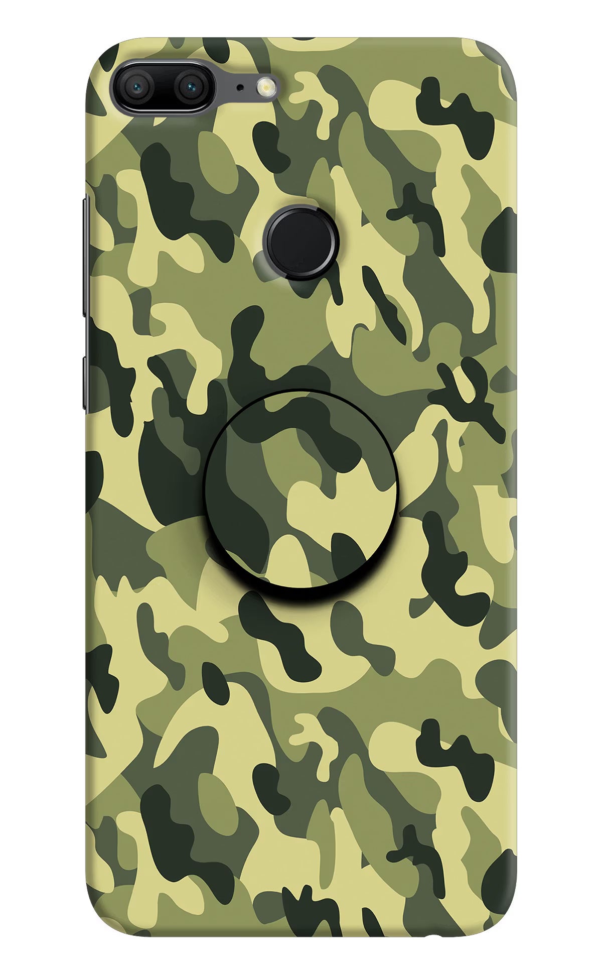 Camouflage Honor 9 Lite Pop Case by Casekaro