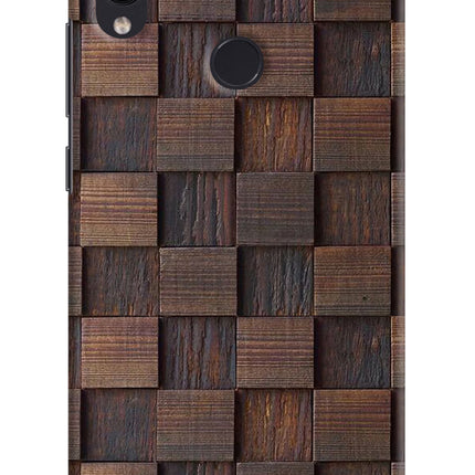 Wooden Cube Design Redmi Note 7/7S/7 Pro Hard Case Back Cover by Casekaro