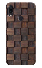 Wooden Cube Design Redmi Note 7/7S/7 Pro Hard Case Back Cover by Casekaro