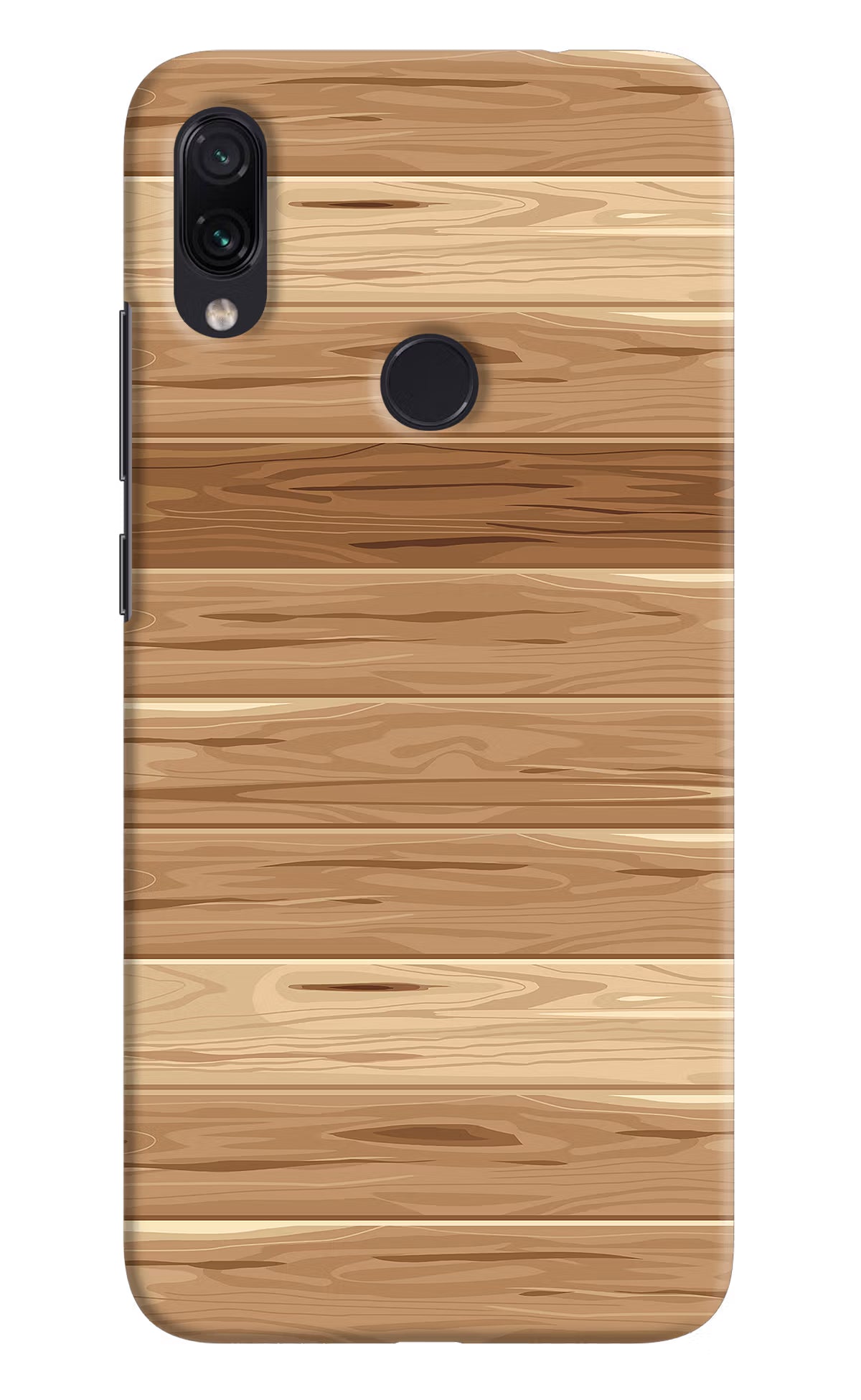 Wooden Vector Redmi Note 7/7S/7 Pro Hard Case Back Cover by Casekaro
