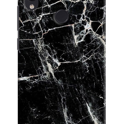 Black Marble Texture Redmi Note 7/7S/7 Pro Hard Case Back Cover by Casekaro