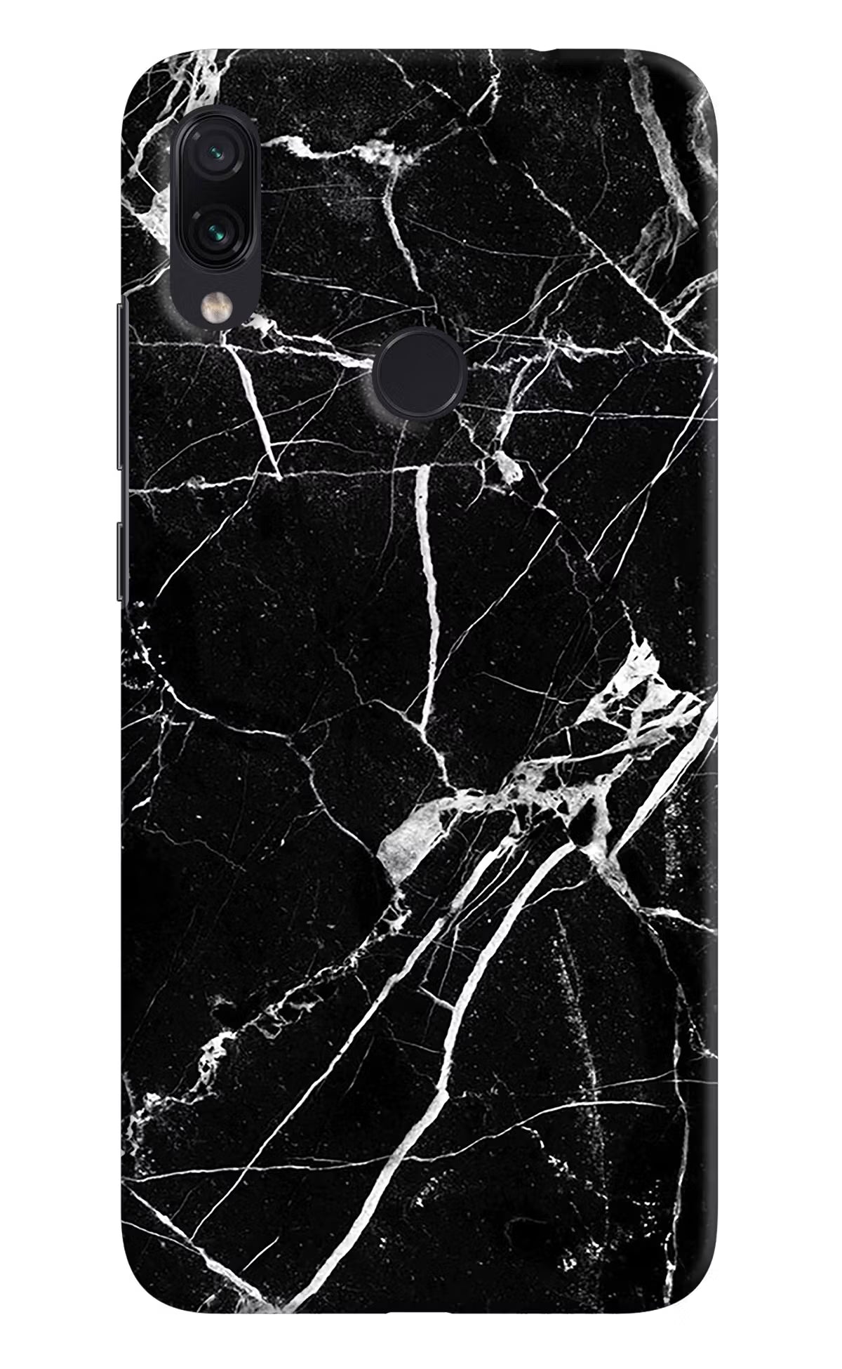Black Marble Pattern Redmi Note 7/7S/7 Pro Hard Case Back Cover by Casekaro