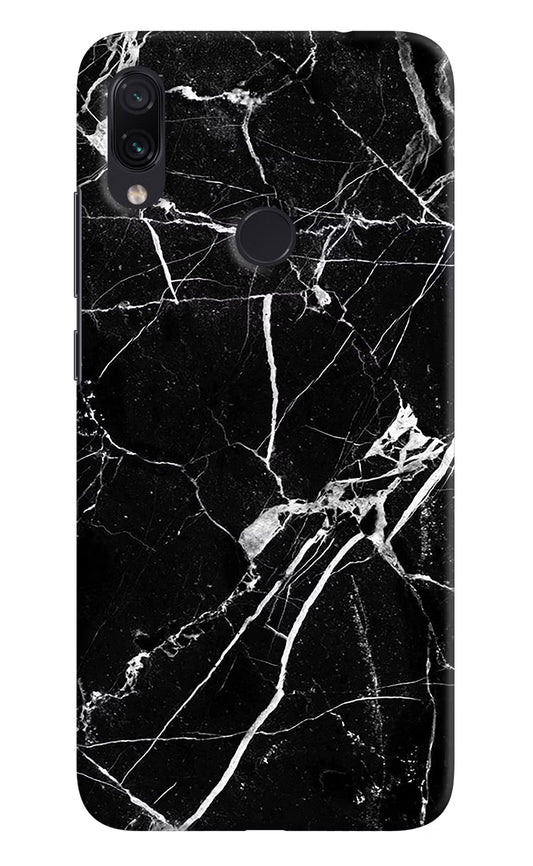 Black Marble Pattern Redmi Note 7/7S/7 Pro Hard Case Back Cover by Casekaro