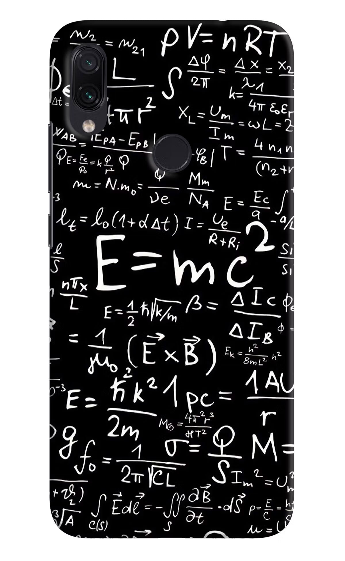 Physics Formula Redmi Note 7/7S/7 Pro Hard Case Back Cover by Casekaro