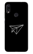 Paper Plane White Redmi Note 7/7S/7 Pro Hard Case Back Cover by Casekaro