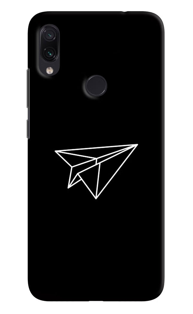 Paper Plane White Redmi Note 7/7S/7 Pro Hard Case Back Cover by Casekaro
