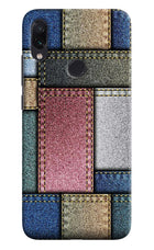 Multicolor Jeans Redmi Note 7/7S/7 Pro Hard Case Back Cover by Casekaro
