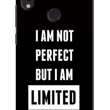 I Am Not Perfect But I Am Limited Edition Redmi Note 7/7S/7 Pro Hard Case Back Cover by Casekaro