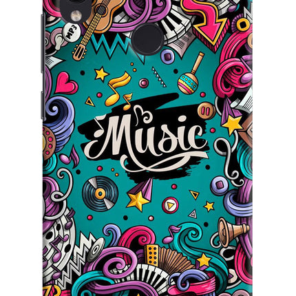 Music Graffiti Redmi Note 7/7S/7 Pro Hard Case Back Cover by Casekaro