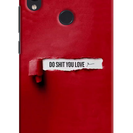 Do Shit You Love Redmi Note 7/7S/7 Pro Hard Case Back Cover by Casekaro
