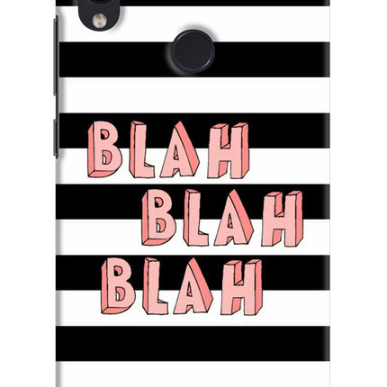 Blah Blah Blah Redmi Note 7/7S/7 Pro Hard Case Back Cover by Casekaro