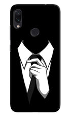 Black Tie Redmi Note 7/7S/7 Pro Hard Case Back Cover by Casekaro