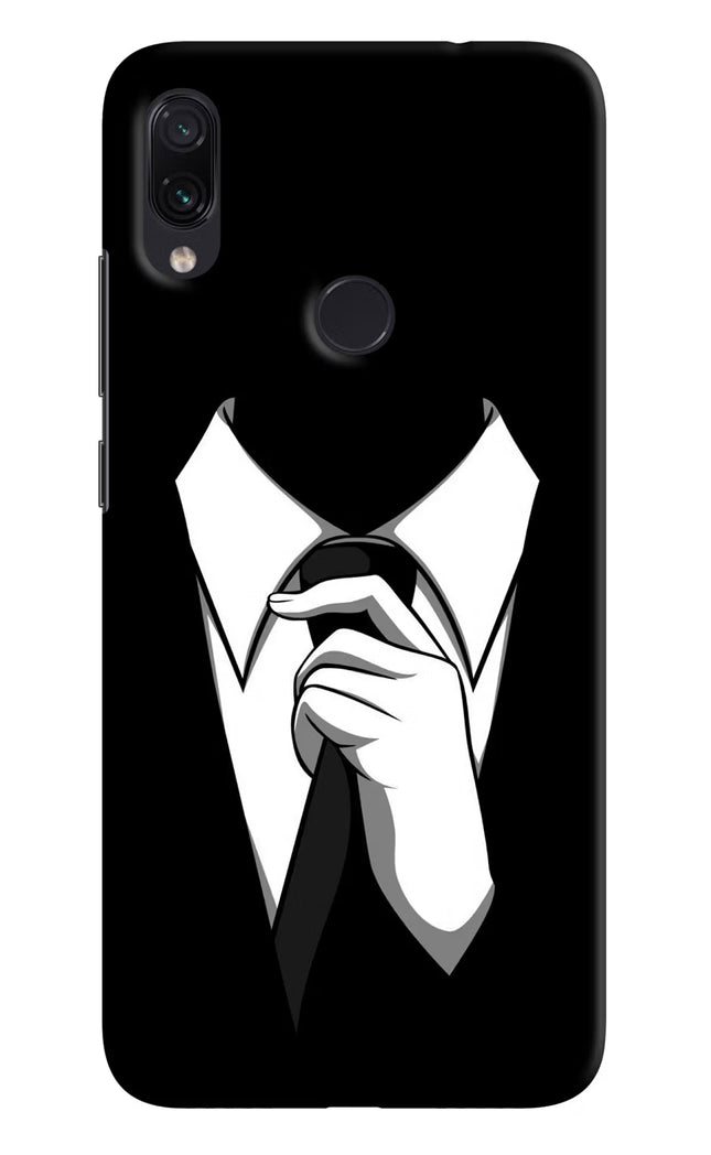 Black Tie Redmi Note 7/7S/7 Pro Hard Case Back Cover by Casekaro