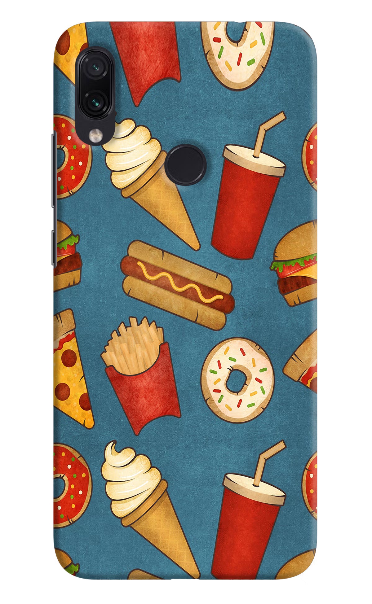 Foodie Redmi Note 7/7S/7 Pro Hard Case Back Cover by Casekaro