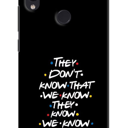 FRIENDS Dialogue Redmi Note 7/7S/7 Pro Hard Case Back Cover by Casekaro