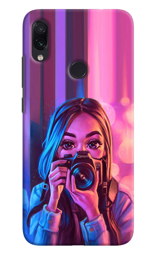 Girl Photographer Redmi Note 7/7S/7 Pro Hard Case Back Cover by Casekaro