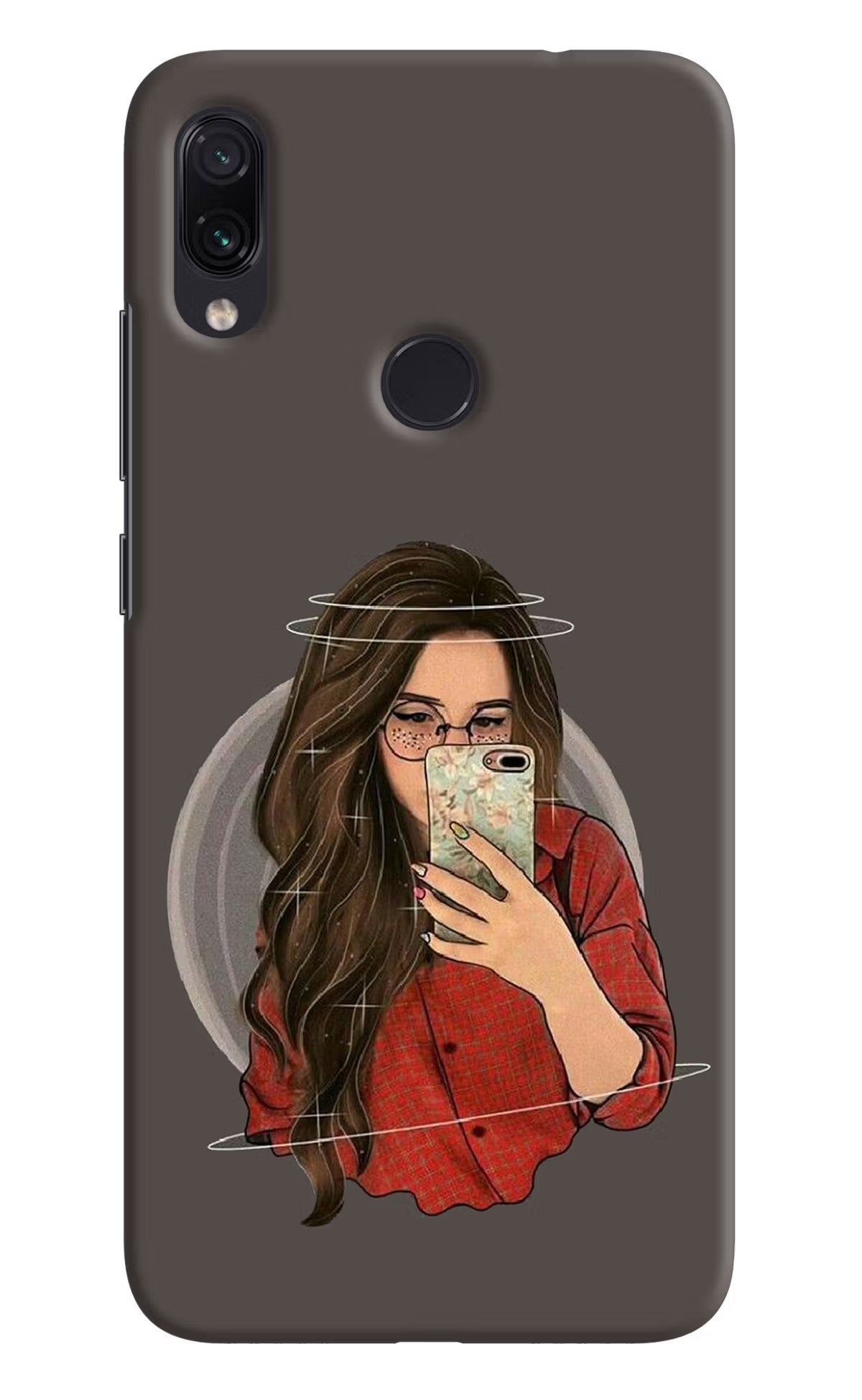 Selfie Queen Redmi Note 7/7S/7 Pro Hard Case Back Cover by Casekaro