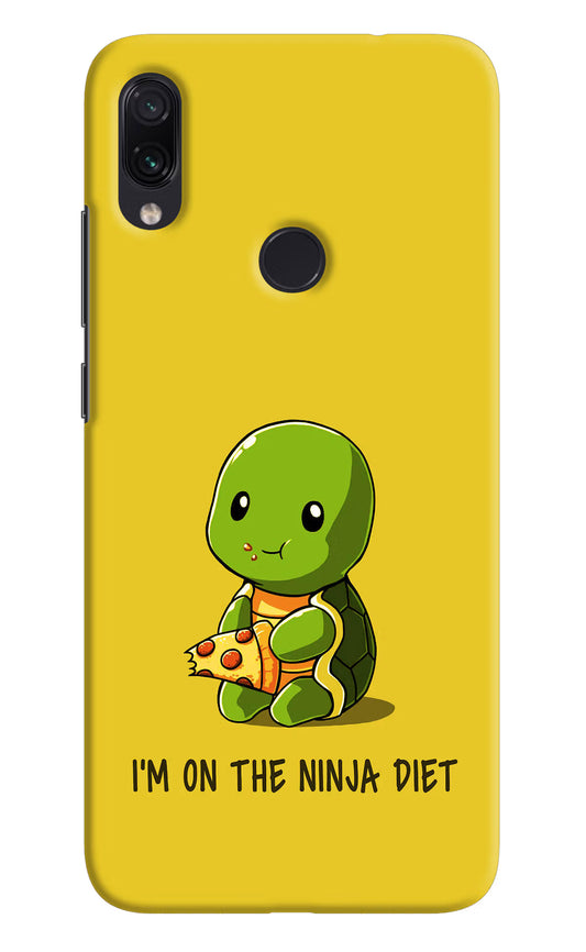 I'm on Ninja Diet Redmi Note 7/7S/7 Pro Hard Case Back Cover by Casekaro