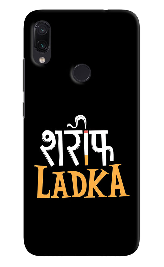 Shareef Ladka Redmi Note 7/7S/7 Pro Hard Case Back Cover by Casekaro
